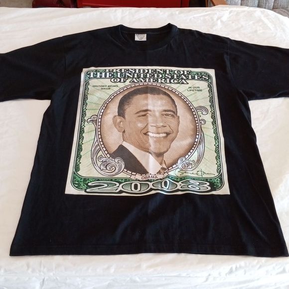 History Being Made Barack Obama Ocean Bay Art wear Vintage Graphic T-shi… - Picture 2 of 16